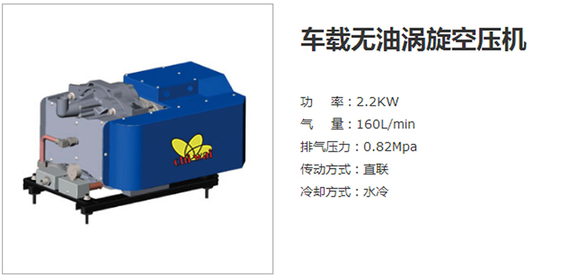 車(chē)載渦旋無(wú)油空壓機(jī)