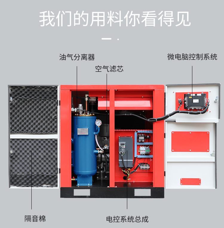 變頻螺桿空壓機(jī)37kw